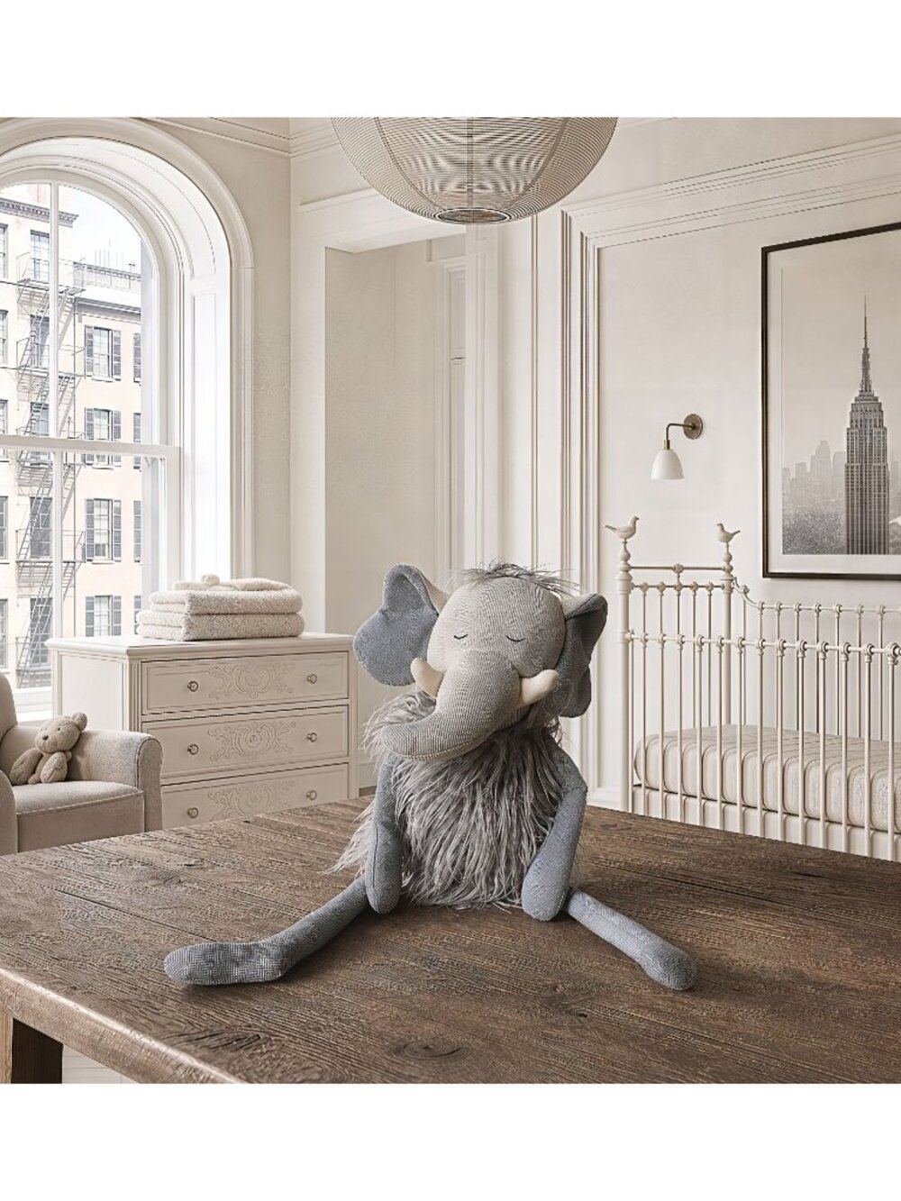 restoration hardware elephant plush, restoration hardware baby and child